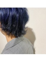 リル(lil)&nbsp;ネイビー【イルミナカラー/宇都宮美容室/鹿沼美容室】