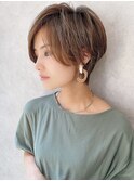大人ショートボブ/クビレ/絶壁解消/20代30代40代/【荒牧】