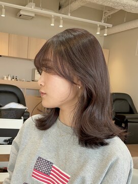 ザックジングウ 表参道(ZACC JINGU) ミディアム/顔周りカット/レイヤーカット