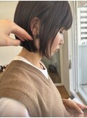 顎ラインボブ ミニボブ ぱっつんボブ ワンレンボブ