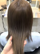 ロンド 表参道店(Lond)&nbsp;ブリーチなしダブルカラー ベージュカラー 透明感カラー