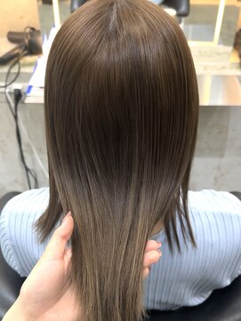 ロンド 表参道店(Lond) ブリーチなしダブルカラー ベージュカラー 透明感カラー