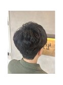 【EIGHT上尾】お客様スタイル_デザインカラー_メンズパーマ