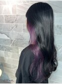 《Jillankh 姫路駅前》インナーパープル　髪質改善　ブリーチ