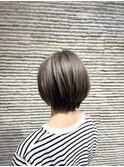 グレージュアッシュグレージュショートカット
