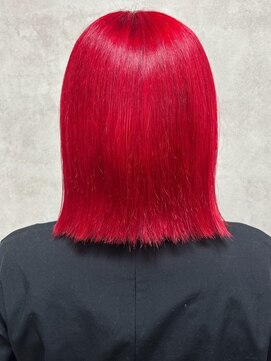 ルノン フィージュ(LUNON fieju) レッドカラー/ボブ