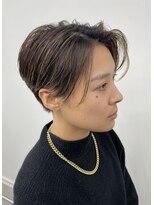 デュー 栄(DEW)&nbsp;【DEW】センターパート/ハイライト/カルマパーマ/フェザーパーマ