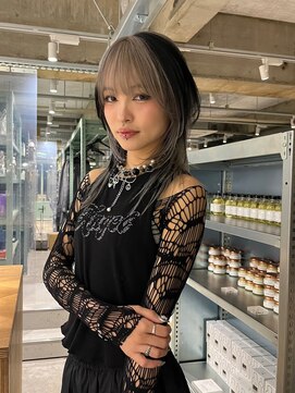 ロジ(loji) モノトーンデザインカラー×セミロングハイレイヤー