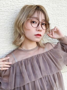 ニューヨークニューヨーク 海老江店(NYNY) くびレイヤー前髪あり大人可愛いモテ髪20代30代40代