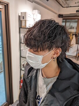 コワファーストナガサキシャンプーボーイ(COIFF1RST NAGASAKI SHAMPOO BOY) シャドウパーマ×オイルセット