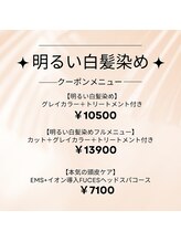 エクラートイーリスの明るい白髪染めで新しい一歩を！