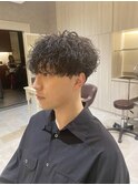男性人気ツイストスパイラルパーマ