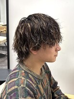 カミケン 方木田店(kamiken.)&nbsp;無造作感◎メンズ波巻き×スパイラルパーマ【カミケン方木田】