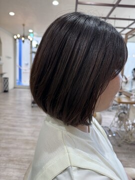 ラボヌールヘアーノーブル 新越谷店(La Bonheur hair noble) 極上髪質改善/前下がりボブ【美髪】【イメチェン】