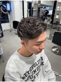 神保町ブルーブラック韓国マッシュセンターパートメンズパーマ☆