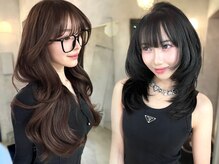 ガラ(GALA)の雰囲気（艶のある黒髪・暗髪で上品に[ブリーチ/ダブルカラー/韓国/]）