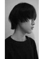 ブルートマト(BLUE TOMATO)&nbsp;メンズカットメンズパーママッシュセンターパートウルフ