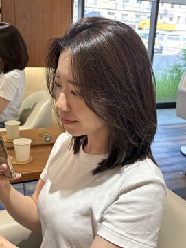 サラビューティーサイト 志免店(SARA Beauty Sight) 【Haru】透明感カラー/オリーブグレージュ