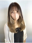 韓国ハッシュレイヤー×アンブレラカラー【20代30代40代】