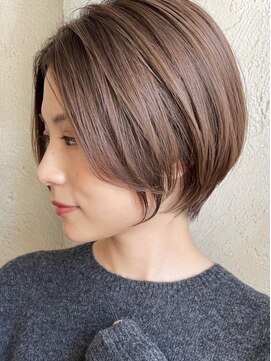 ノイ(noi) センターパートニュアンスパーマ刈り上げツーブロックメンズヘア