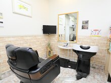 ブリリアント ヘアー ダイヤ(Brilliant Hair Dia)の雰囲気（半個室で極上のヘッドスパ、リラックスできる空間です。）