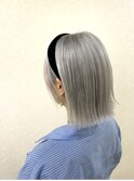 デザインカラー/レイヤーカット/ウェットヘア/オリーブベージュ
