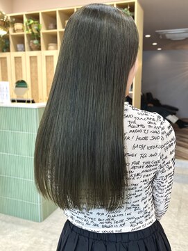 イギー(igggy) ダブルカラーで作るオリーブグレージュカラー♪