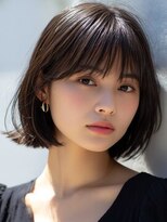 サロンドアイ(salon de i)&nbsp;シースルーボブ × 柔らかグレージュ