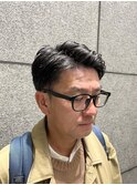 銀座　理容室　アイロンパーマ　サイドフィット