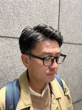 ヘアモード キクチ 銀座店 銀座 理容室 アイロンパーマ サイドフィット