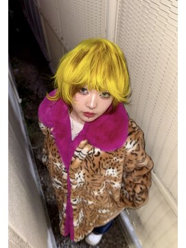 サイ(sai) xカット//ホワイトグレージュ/レイヤーカット/チェリーブラウン