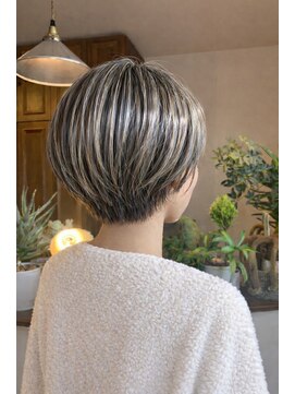 ヘアーメイク ピグレット(HAIR MAKE PIGLET) 白髪ぼかしカラー×ナチュラルハイライト