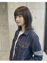ムルチュラカメアリ(muruchura KAMEARI)&nbsp;『透明感グレージュ』× 質感重視の大人可愛いウルフ
