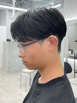 エルマーク 松山(L-MARK)&nbsp;マッシュヘア/黒髪/メンズカット/men's/フェザーパーマ