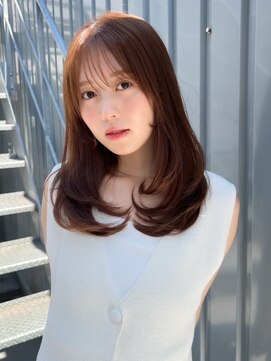 フォト 富山(foto) 20代30代ミディアムレイヤーインナーカラーダブルカラー