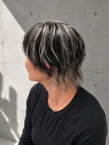 エジンバラ(ejinbara) 白髪ぼかしハイライトショート