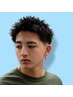 【MEN】"夏トレンド" スパイキーショート + 眉毛カット