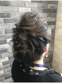 お呼ばれダウン☆大人アレンジ
