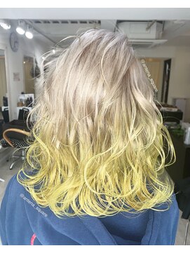 アンテナスクエア(ANTENA SQUARE) セラムイエロー オンブレ