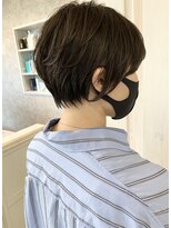 キャアリー(Caary)&nbsp;福山市美容室Caary クールなハンサムショート