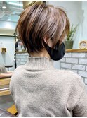 絶壁解消/ひし形/前下がり/大人ショートボブ/30代/40代★猪狩★