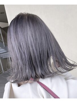 モアナ バイ ヘッドライト 沖縄豊見城店(Moana by HEADLIGHT) Moana【豊見城】#グレーシルバー#ボブ#ケアブリーチ#アッシュ