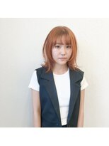 ニア(near)&nbsp;ワンブリーチでオレンジ〇