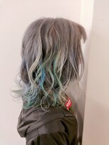 キャンディーエッグ(Candy egg)&nbsp;原口★グレーグラデ×オーシャンメッシュ★福岡久留米