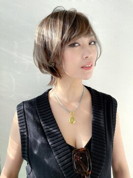 ヘアーアンドスパ フェリーチェ ミチ 野田屋町店(HAIR&SPA felice MICHI) 【felice MICHI島田和也】大人エアリーショート