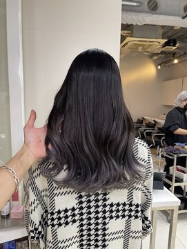 アライブ ハラジュク(ALIVE harajuku) ブルーシルバーグラデーションryota