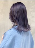 ディープブルー_チェリーブラウンフェミニンロング_ba363252