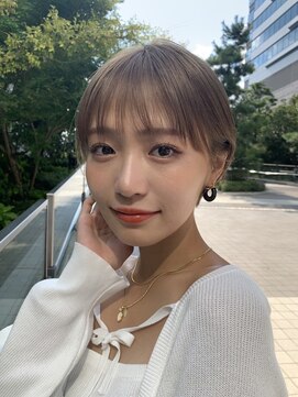 ジーナ 京都河原町(Zina) 髪質改善*シルキーベージュマチルダボブ*美髪【Zina 河原町】