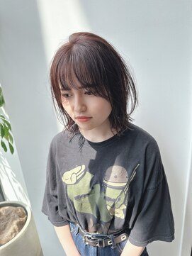 ステアケース 武蔵小杉店(stair:case) 大人かわいい黒髪外ハネボブミディアムレイヤー