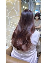 カーサ 西大寺南ロータリー店(casa)&nbsp;髪質改善カラーピンクブラウン